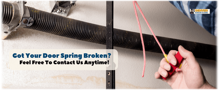 Broken Garage Door Spring Repair Denver CO